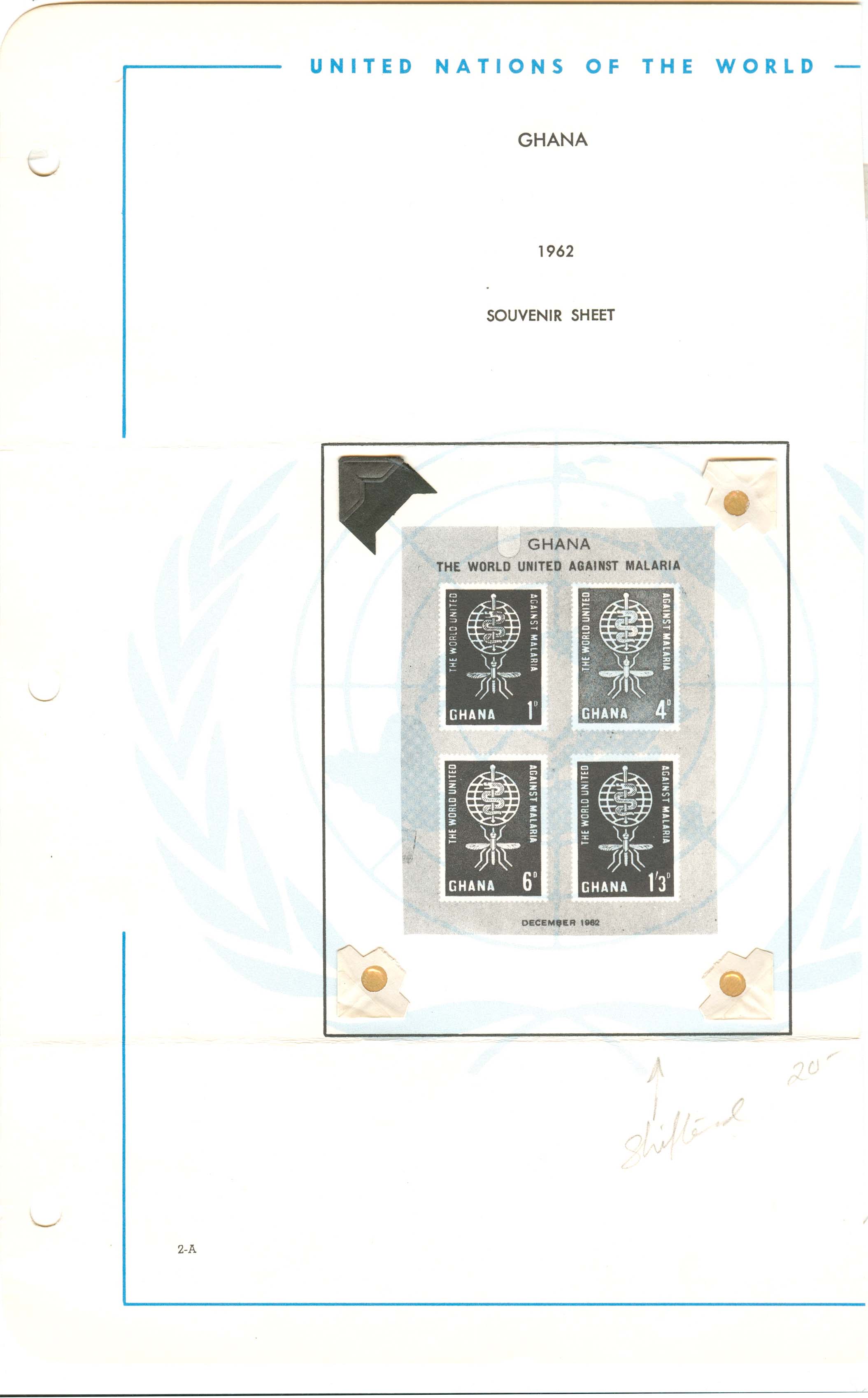 Unknown United Nations Album Page