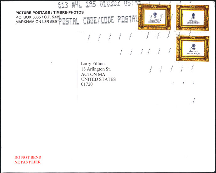 Image of Cover With Stamps Inside It