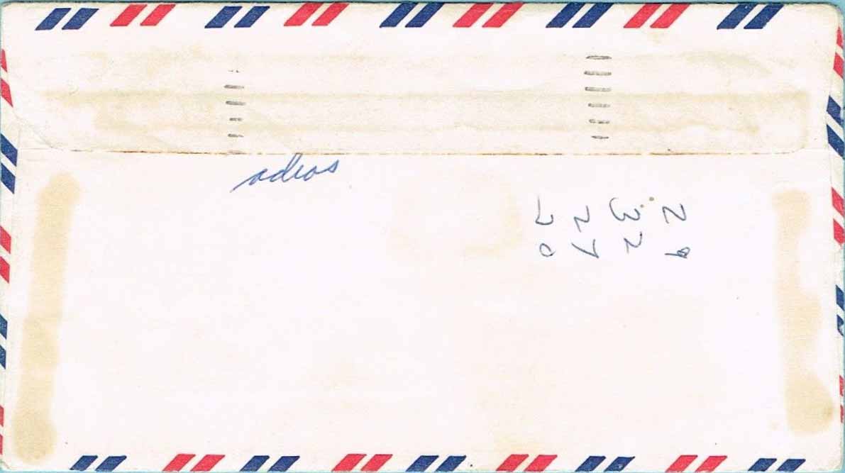 Canal Zone C33 Back of Commercial Cover with Delivery Difficulties Cover: Canal Zone C33 Back of Commercial Cover with Delivery Difficulties