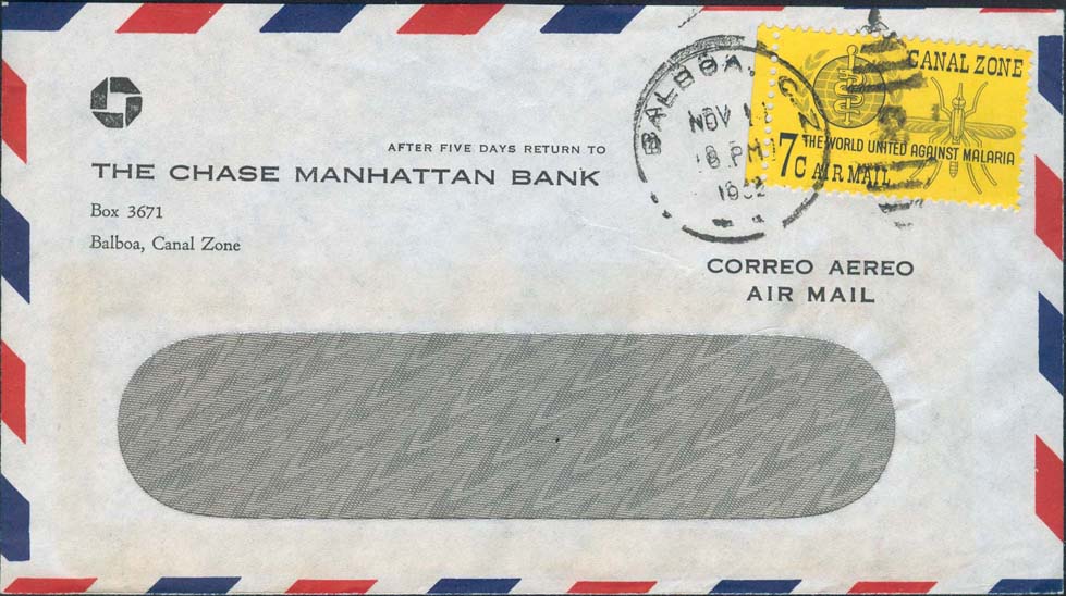 November 11, 1962, Balboa, CZ to unknown destination