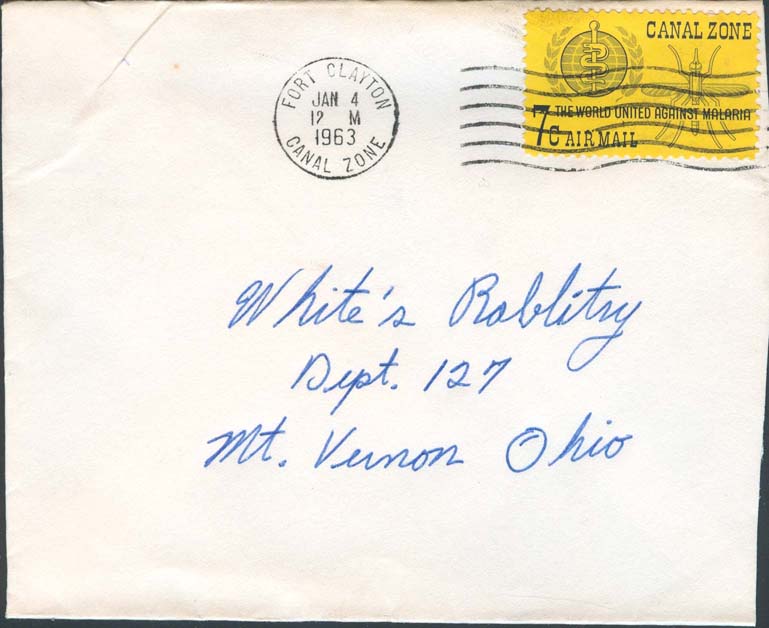 January 4, 1963, Fort Clayton, CZ to Mt. Vernon, OH