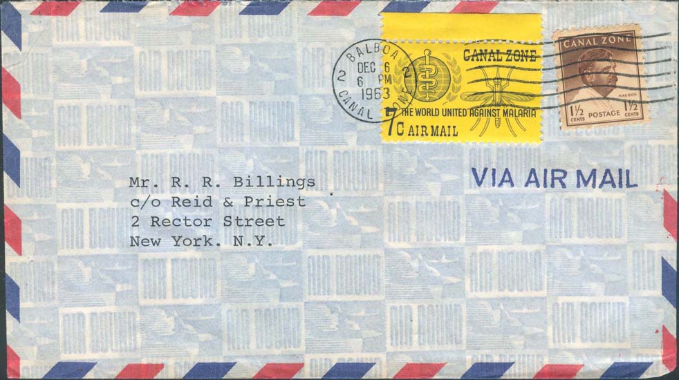 December 6, 1963, Balboa, CZ to New York, NY