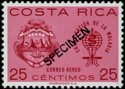 Costa Rica Scott C345 Specimen