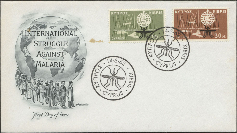 Cyprus Scott 204-205 On FDC With Artmaster Cachet