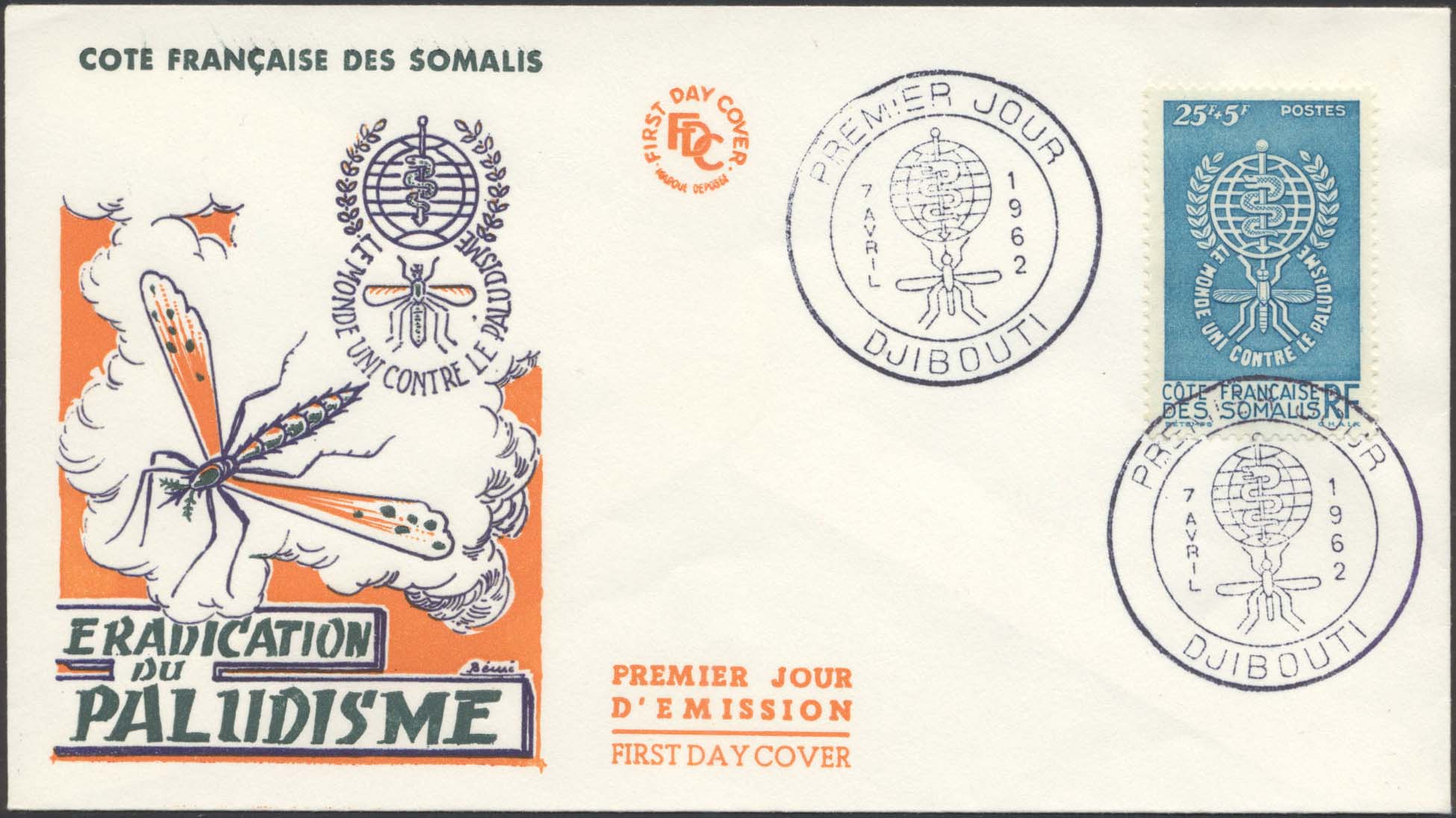 Somalia Coast Scott B15 FDC