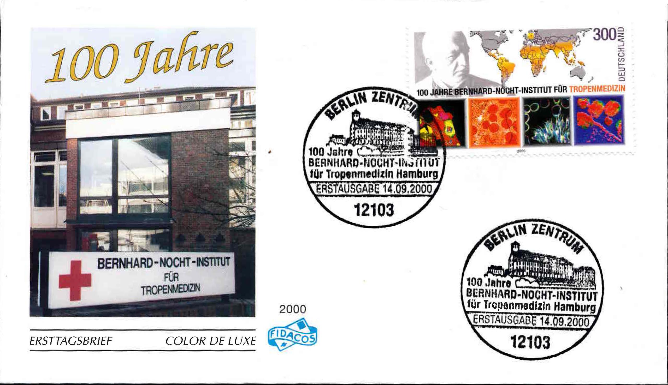 Germany Scott 2101 - First Day Cover, Cachet 1 - Berlin First Day Cancellation