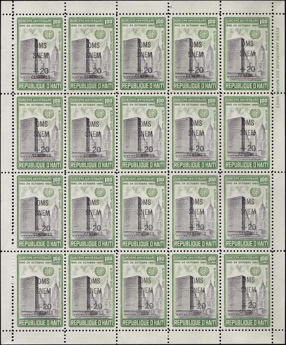 Scott CB35 Sheet of 20