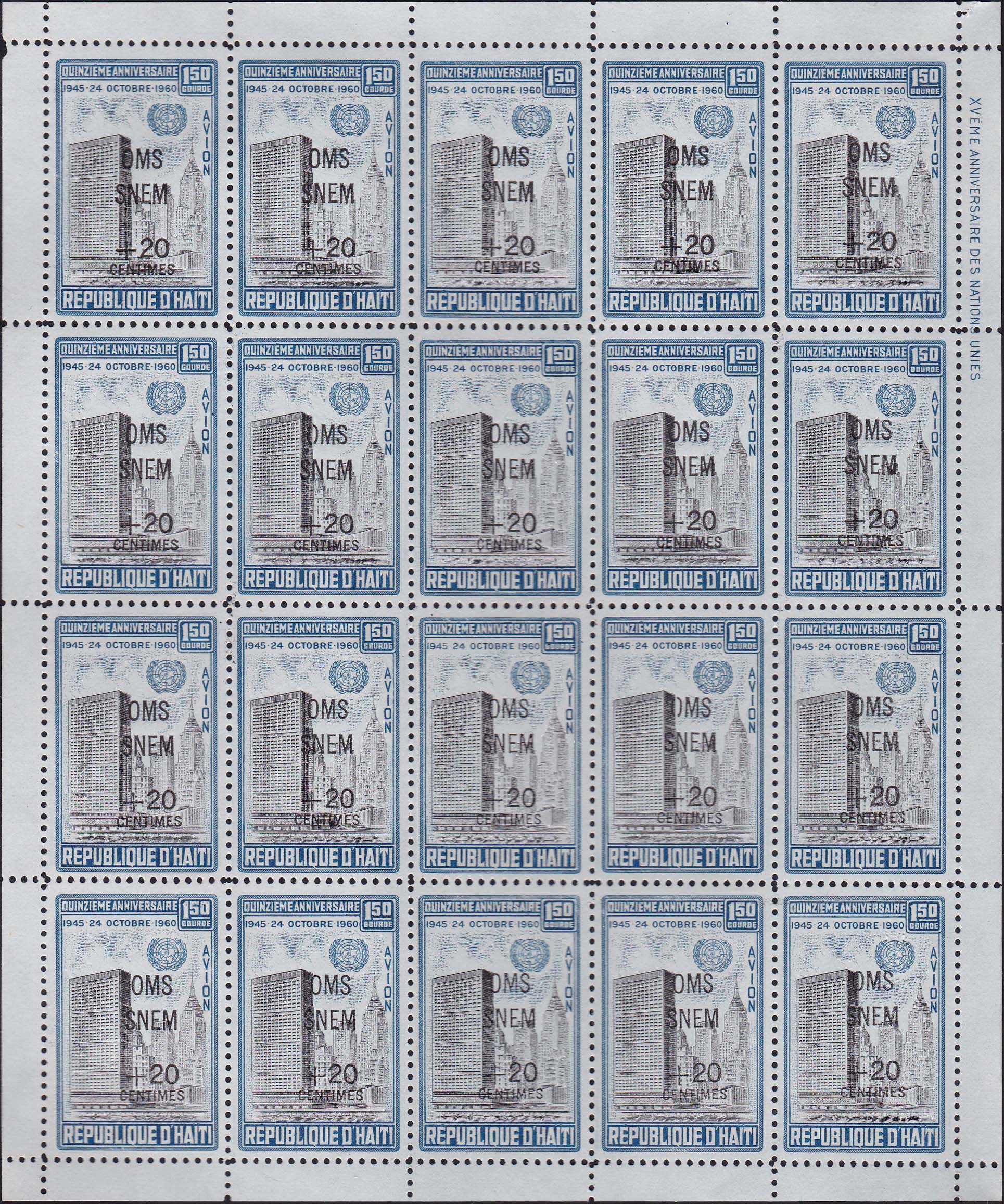 Scott CB36 Sheet of 20