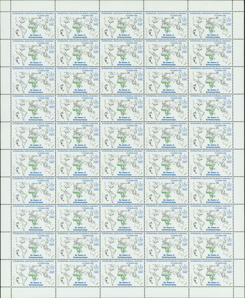 Image Of IAMAT Stamp Sheet