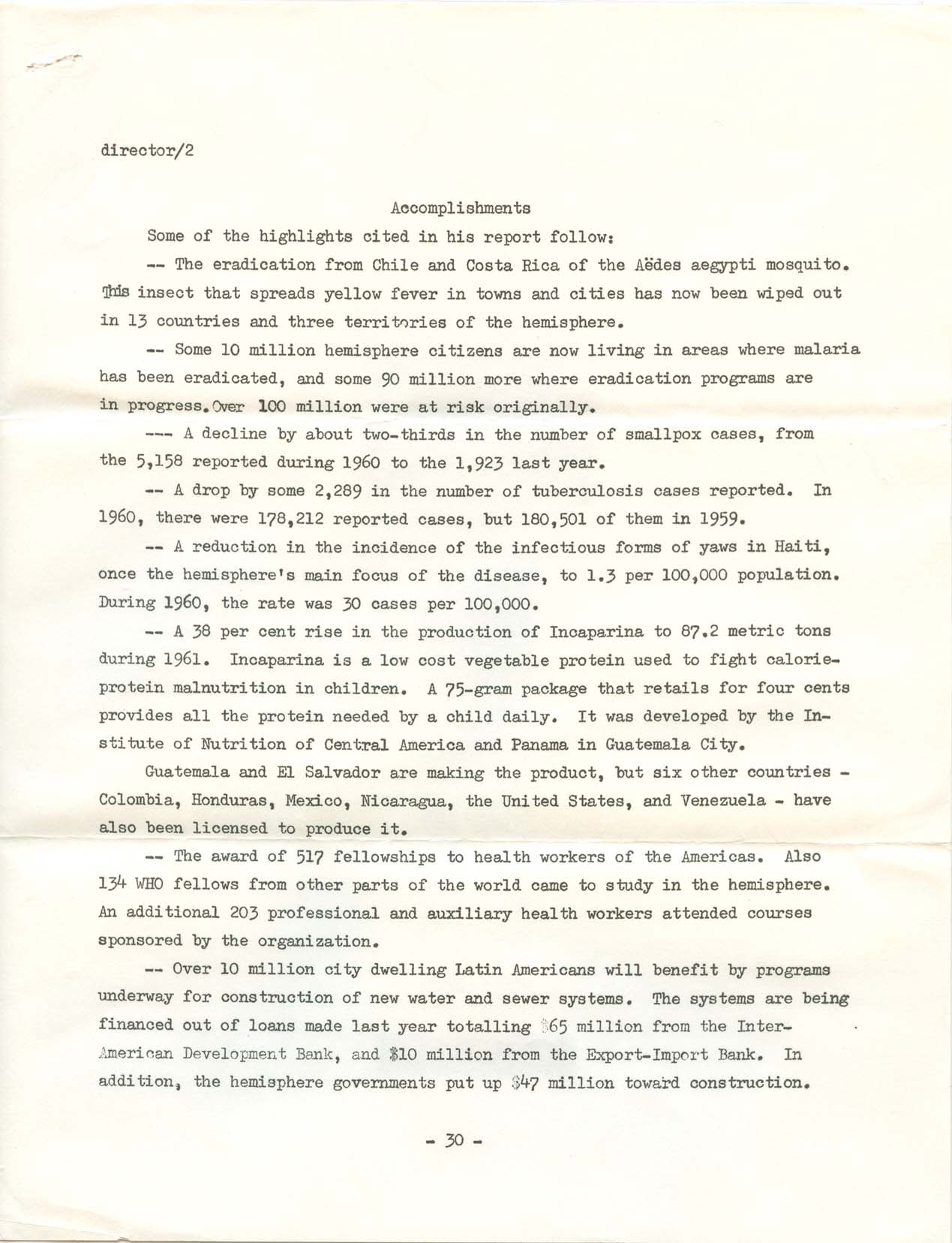 PAHO August 23rd - Contents - Page 2