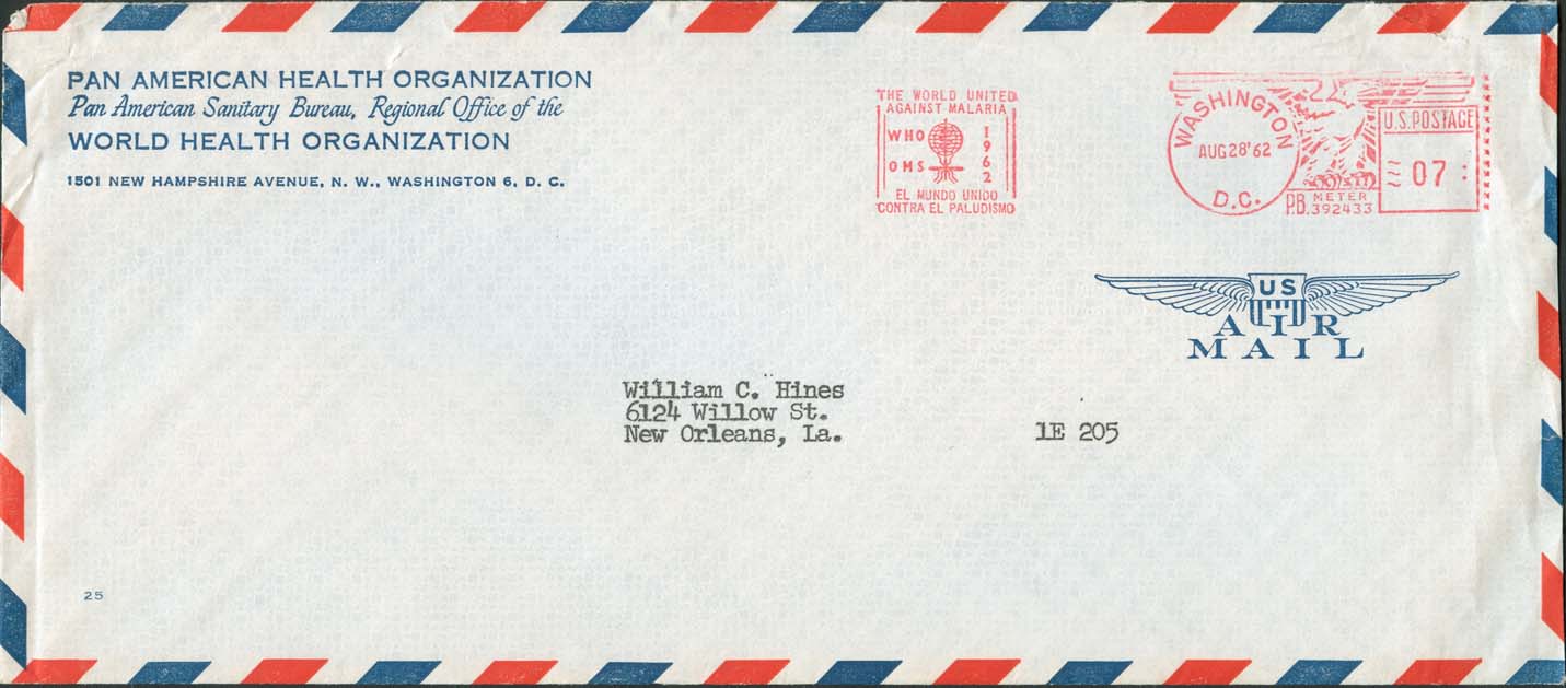 PAHO August 28th, 1962