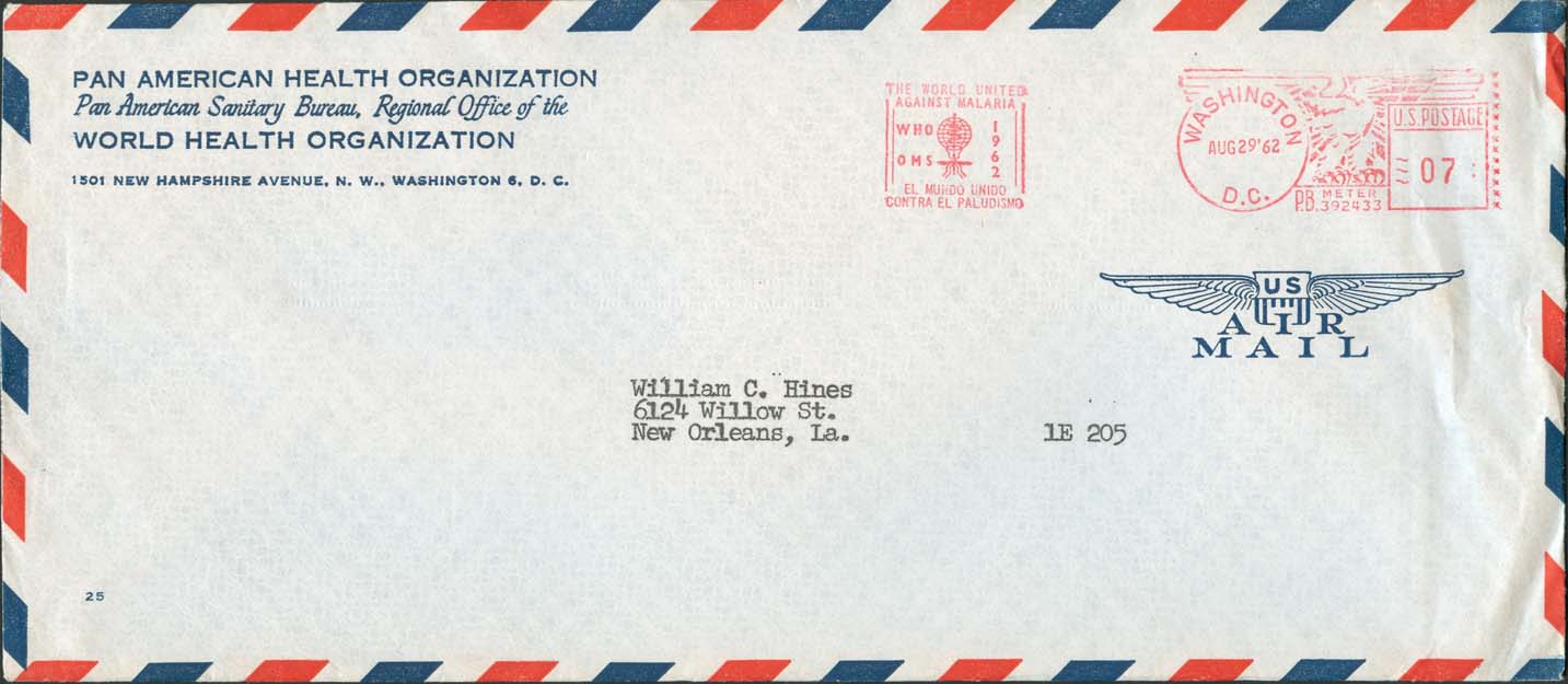 PAHO August 29th, 1962