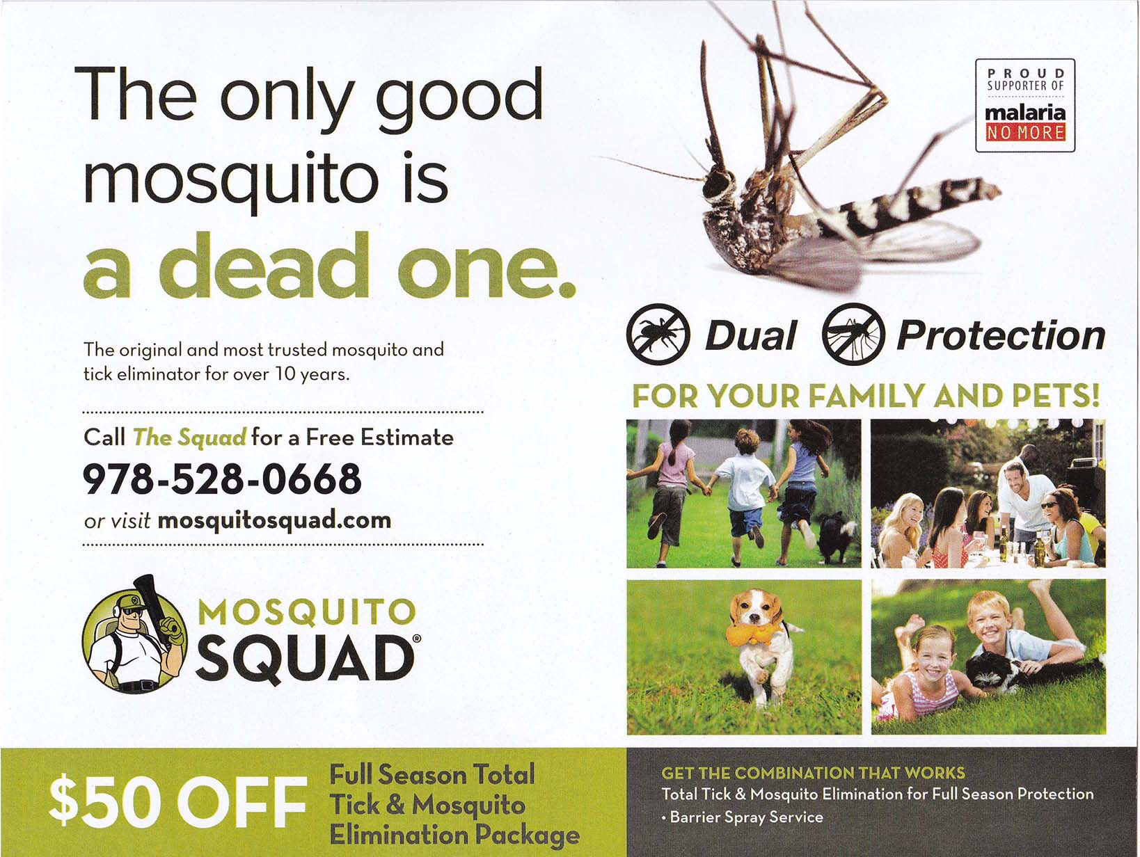 Mosquito Squad - Summer 2016 - Mailing 3 - Side 1