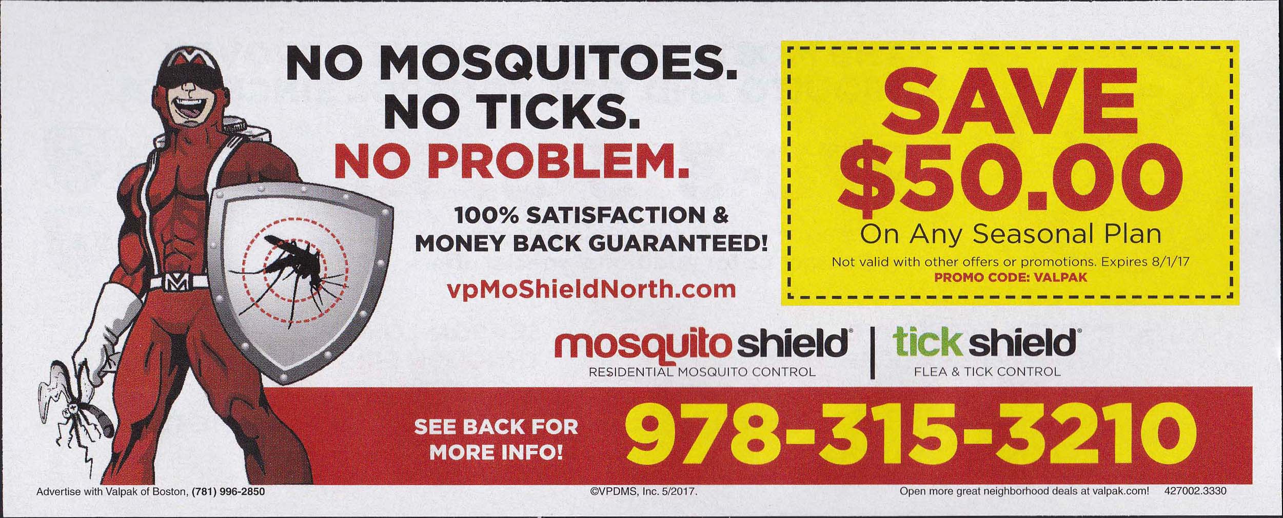 Valpak Insert - Mosquito Shield - May 2017 - Side 1