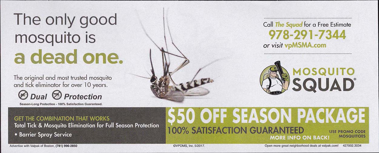 Valpak Insert - Mosquito Squad - May 2017 - Side 1