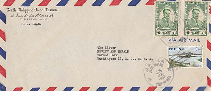 1963, January 31. 70c Air Mail Rate