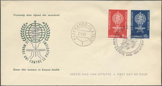 Image of the 304-305 FDC No Number