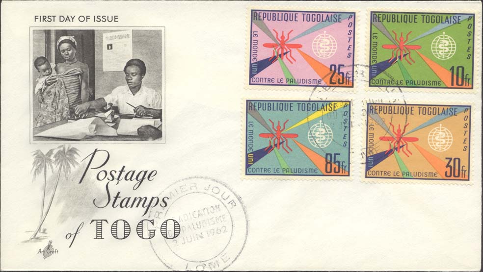 Togo Scott 428-431 FDC