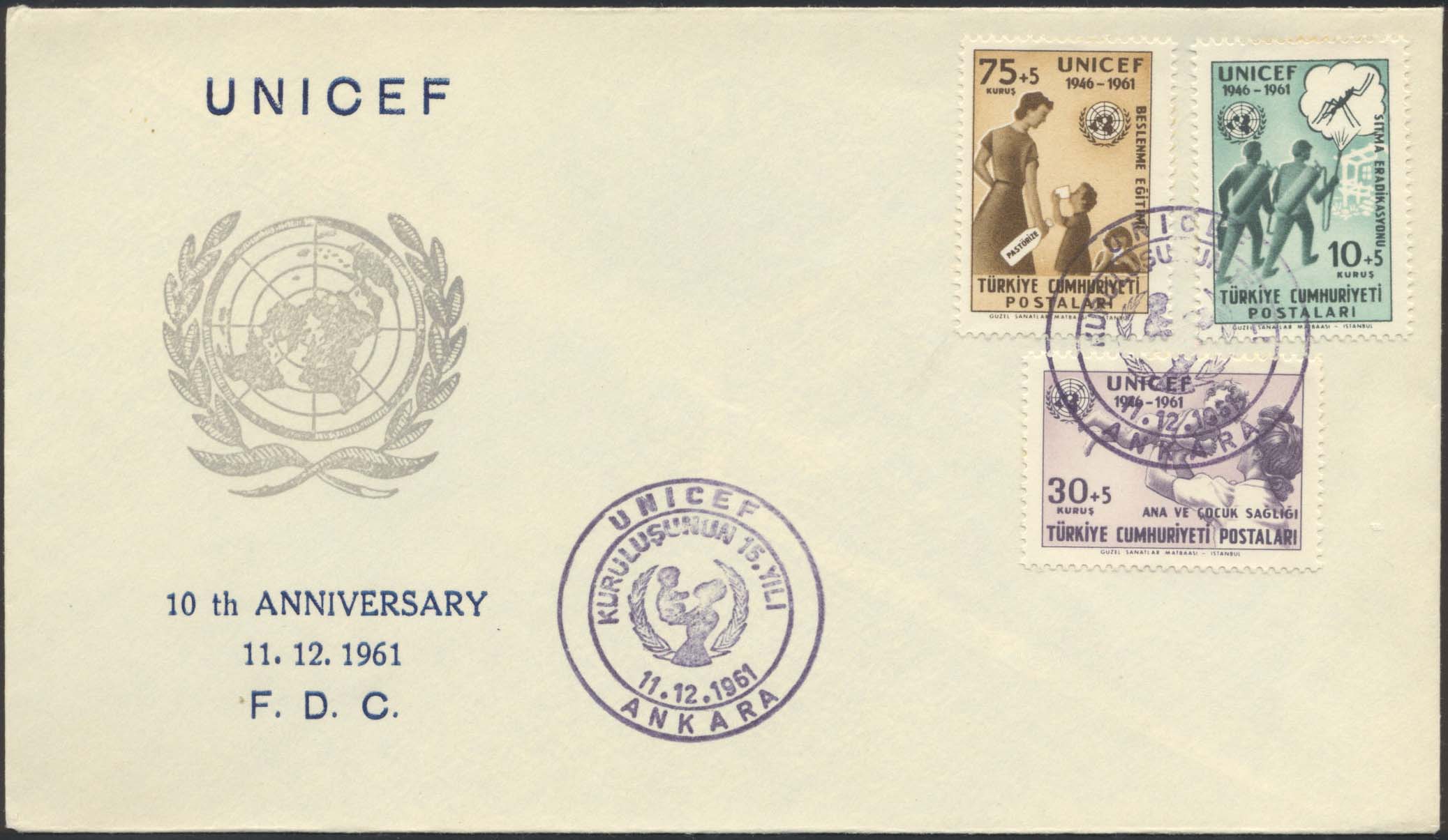 Turkey Scott B86 FDC