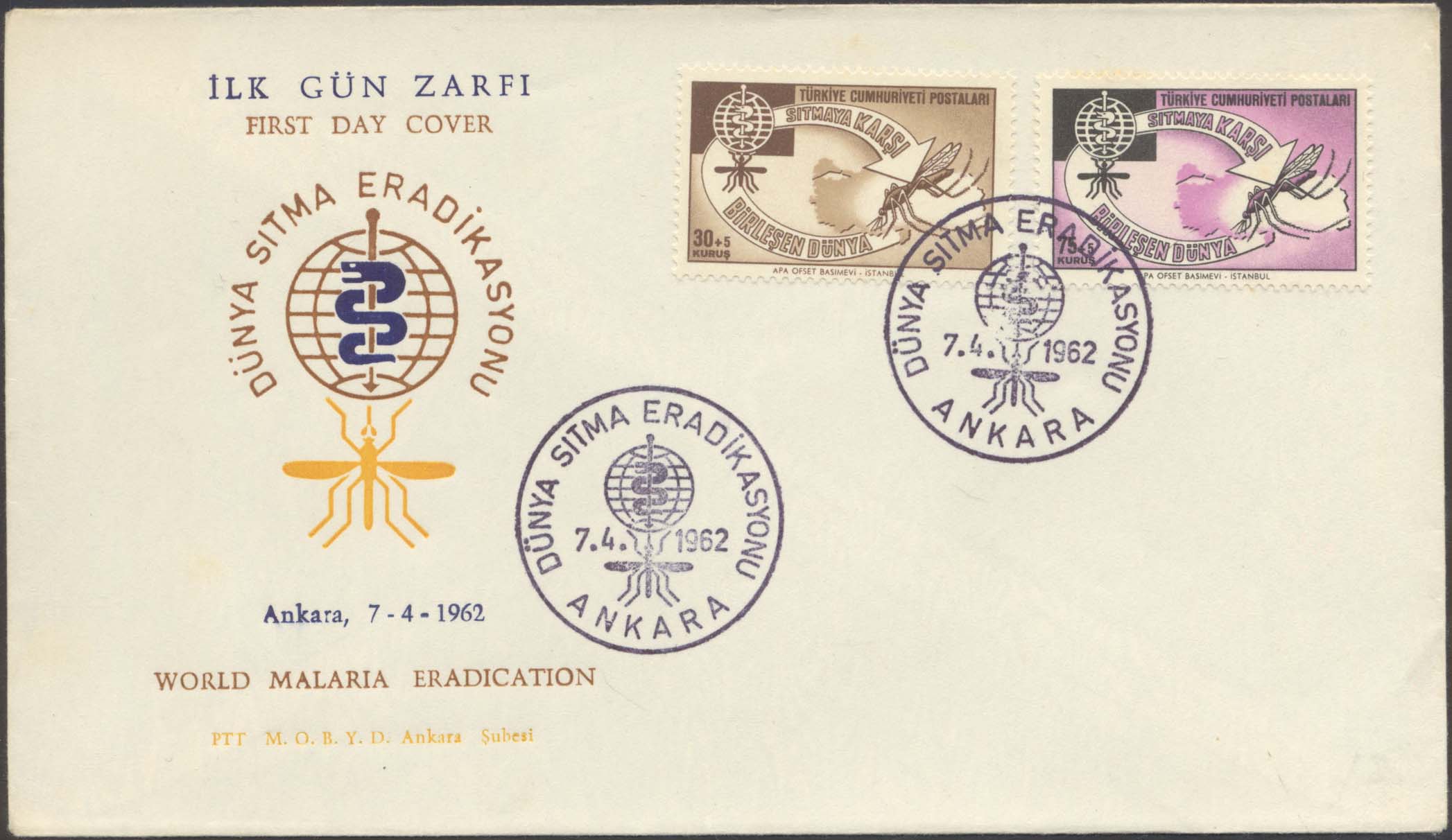 Turkey Scott B88-B89 FDC