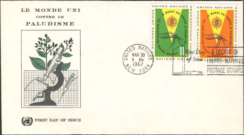 Scott 102-103 UNPA FDC With Gaines Hand Cancel M5C