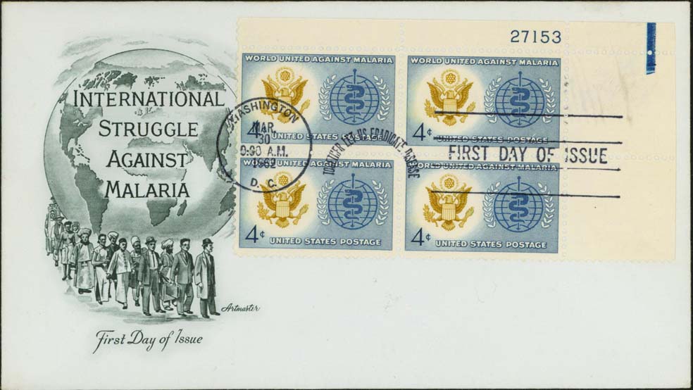 United States Scott 1194 On FDC With Artmaster Cachet (Plate Block 21753 Upper Right)