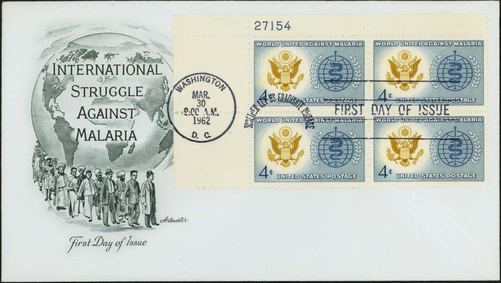United States Scott 1194 On FDC With Artmaster Cachet (Plate Block 21754 Upper Left)