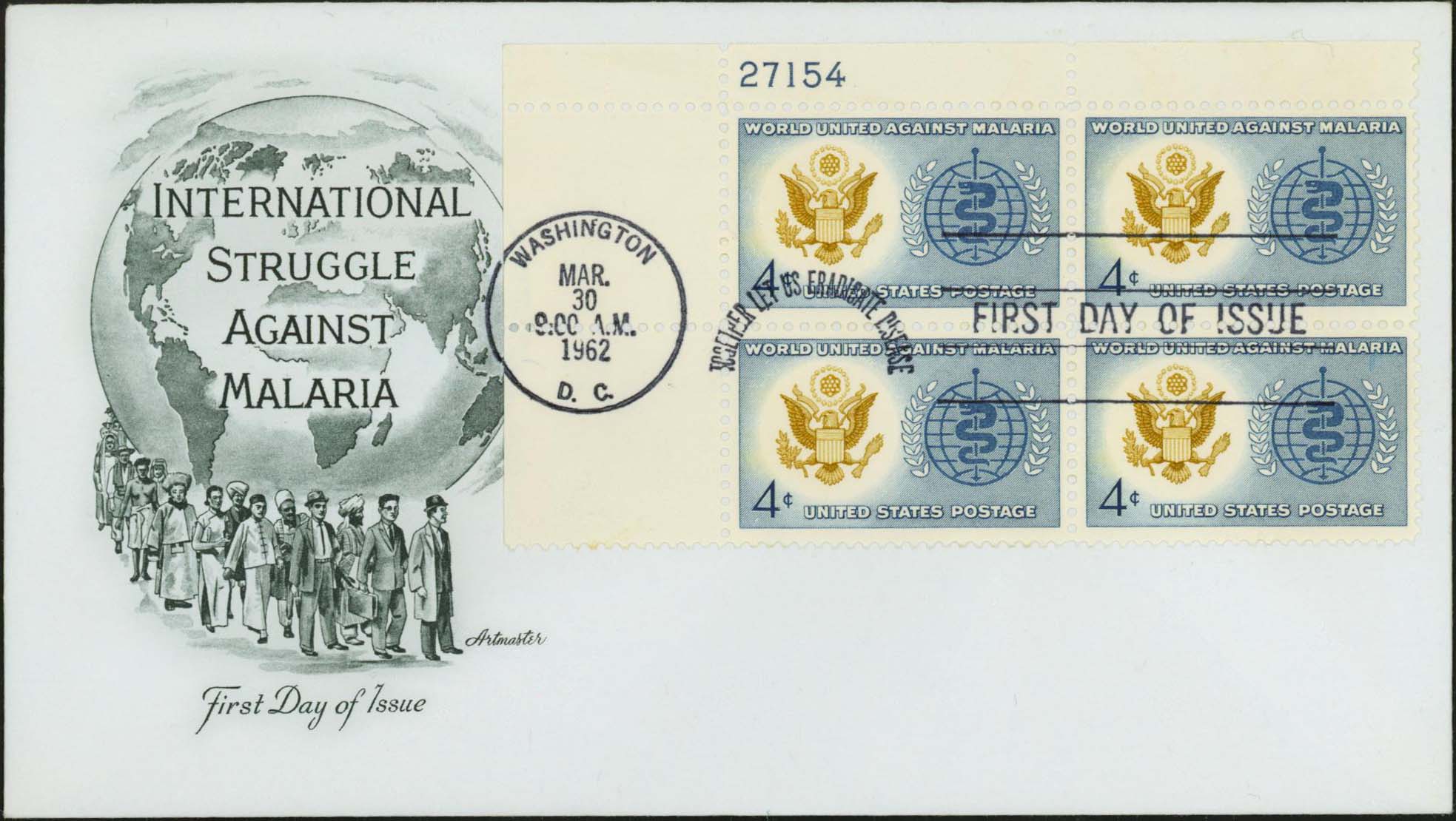 United States Scott 1194 On FDC With Artmaster Cachet (Plate Block 21754 Upper Left)