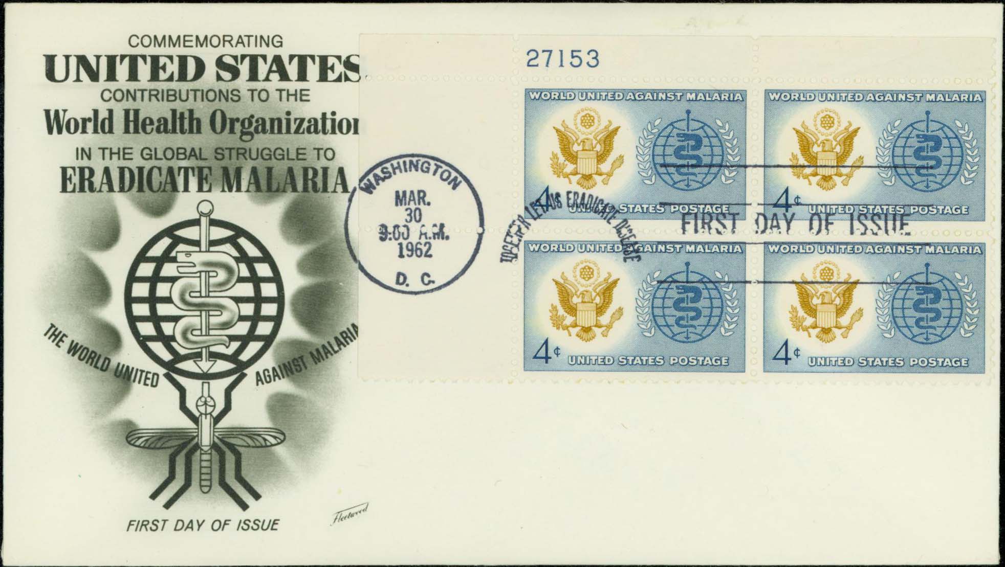 Scott 1194 (FDC w/ Fleetwood Cachet )(Plate Block 21753 Upper Left)