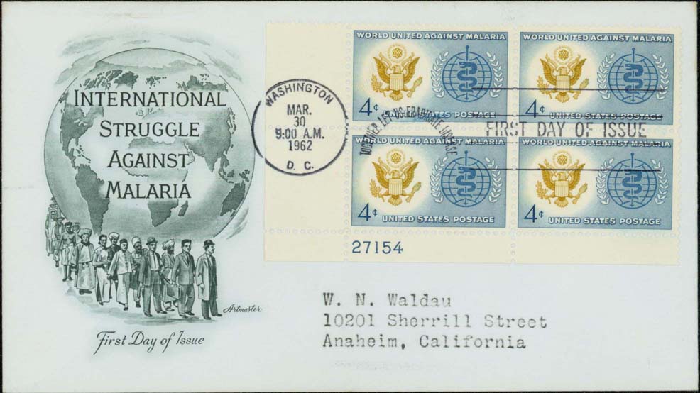 Scott 1194 (FDC w/ Artmaster Cachet) (Plate Block 21754 Lower Left)