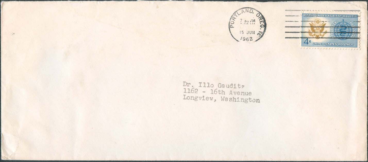 1962, June 15th, 7:30 PM. Portland, OR to Longview, WA