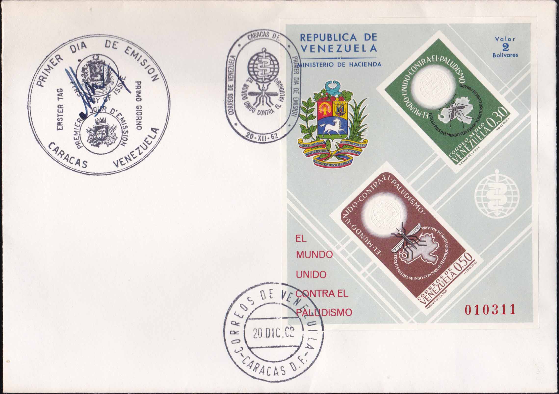 FDC Cachet X3