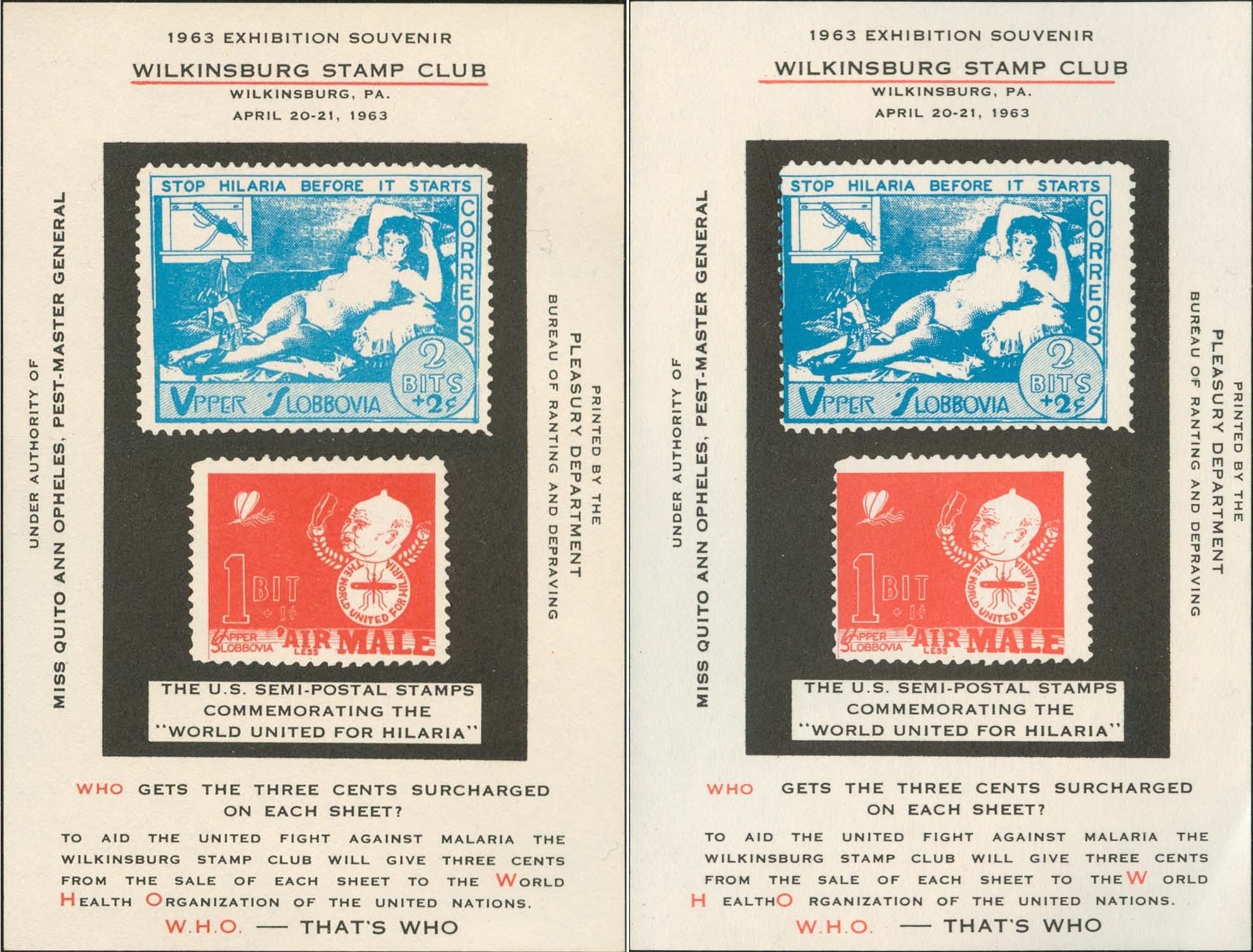 Wilkinsburg%20Stamp%20Club%20Souvenir%20Sheet%20-%20Normal%20And%20%22Red/Blue%20Shifted%20Left%22%20Side%20By%20Side%20Comparison