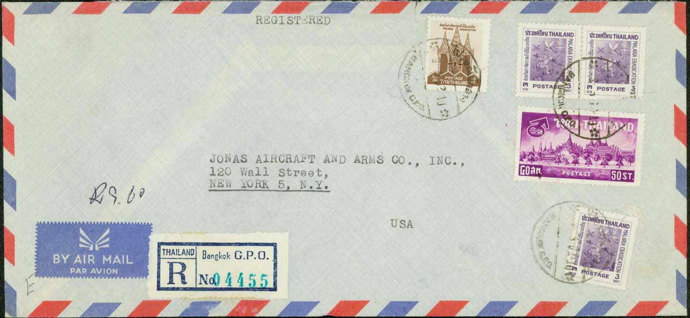 Thailand - to the United States (Registered)