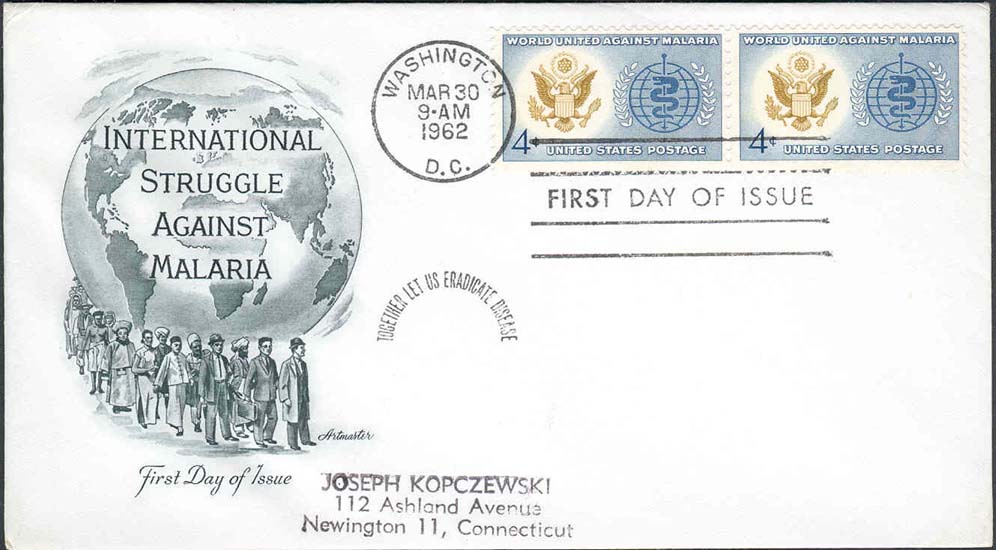 United States Scott 1194 (Pair) On FDC With Artmaster Cachet
