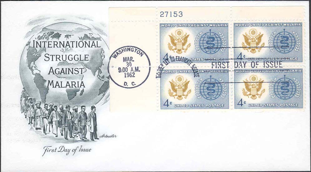United States Scott 1194 On FDC With Artmaster Cachet (Plate Block 21753 Upper Left)