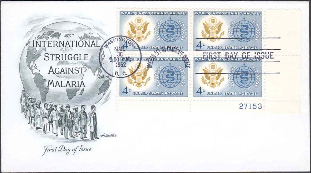 United States Scott 1194 On FDC With Artmaster Cachet (Plate Block 21753 Lower Left)