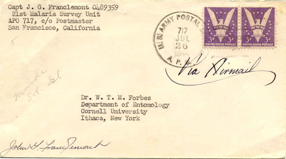 APO 717, Solomon Islands, 21st MSU APO 717, Solomon Islands, 21st MSU