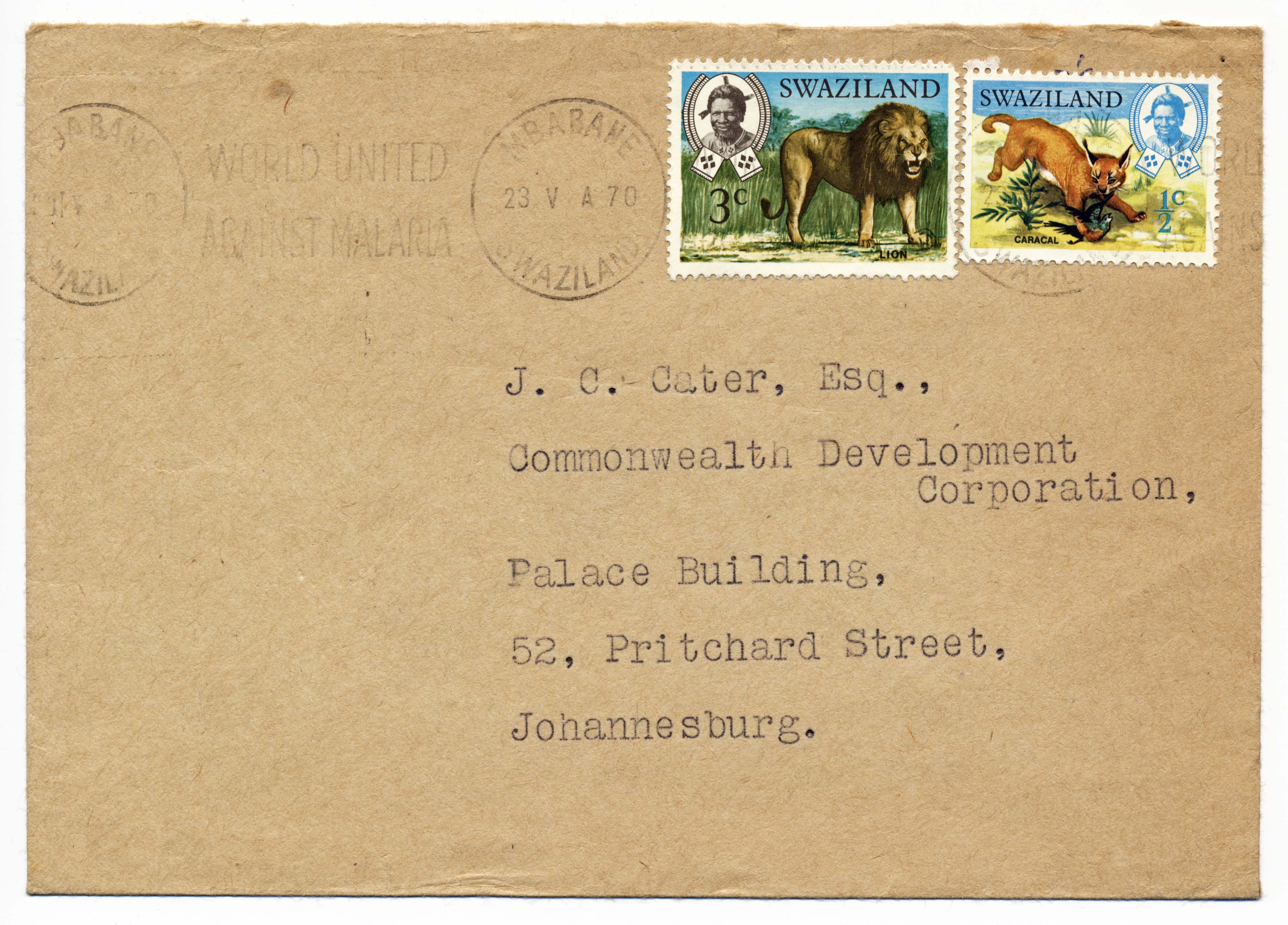 Swaziland 1970 Cover