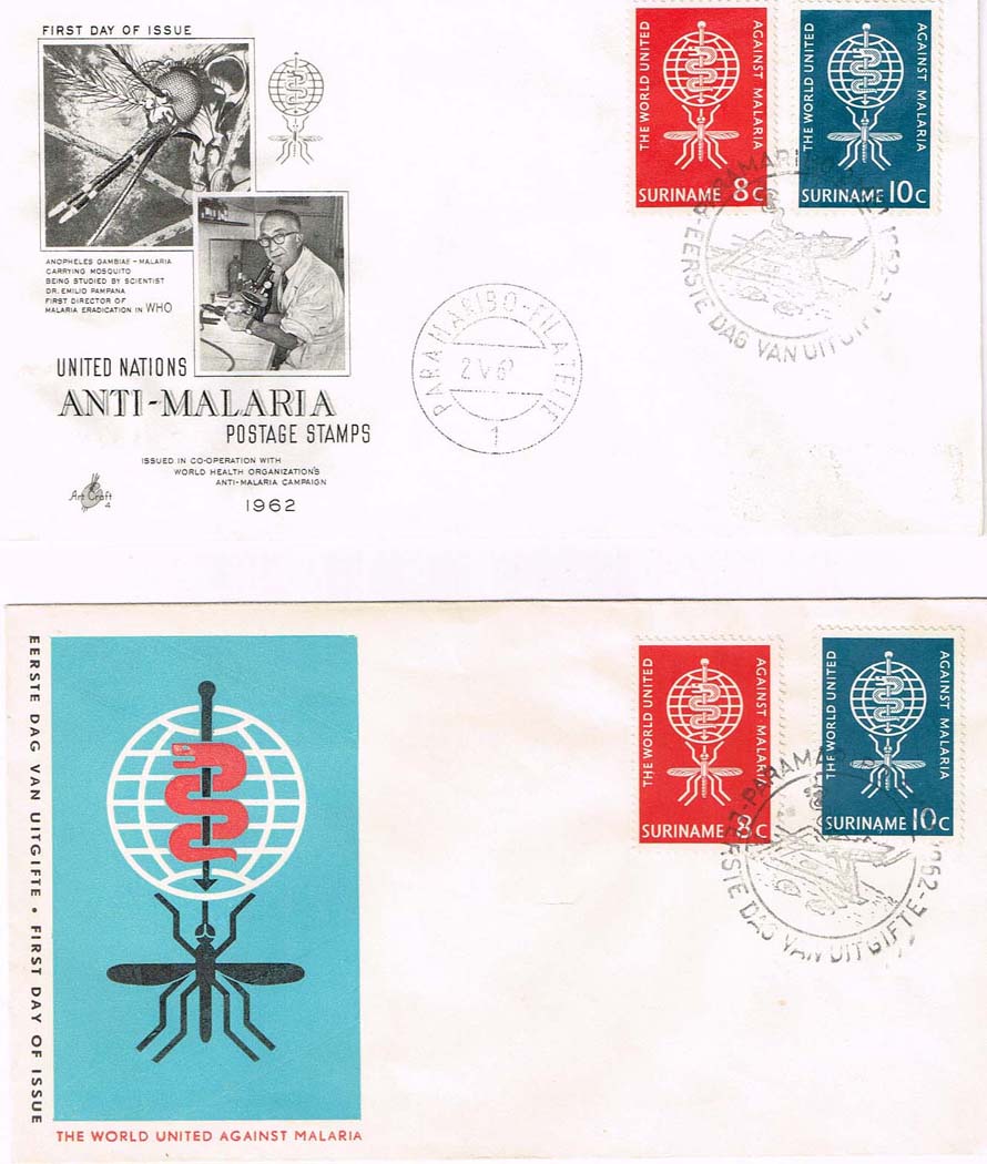 Two%20Surinam%20Malaria%20FDCs%20-%20Auction%20Item%20201186581111