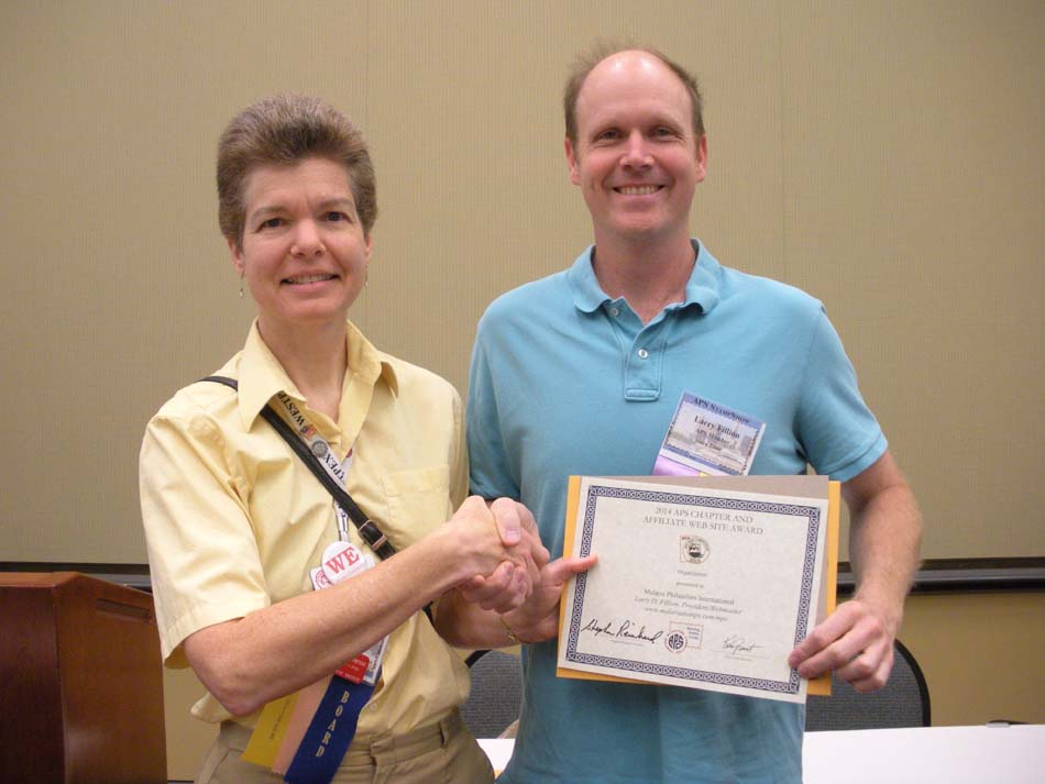 larry Receiving Gold Award